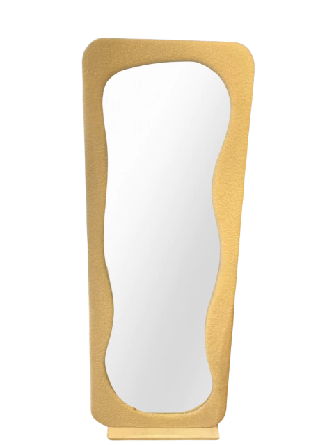 Espejo Nube Rectangular Bouclé Blanco - comprar online