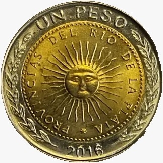 1 Peso - Argentina - 2016 - comprar online