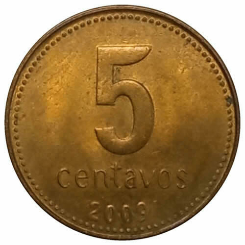 5 centavos - Argentina - 2009