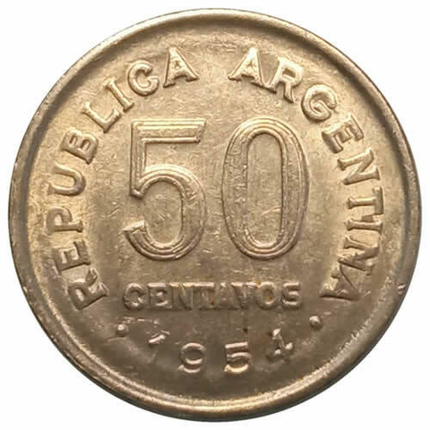 50 centavos - Argentina - 1954
