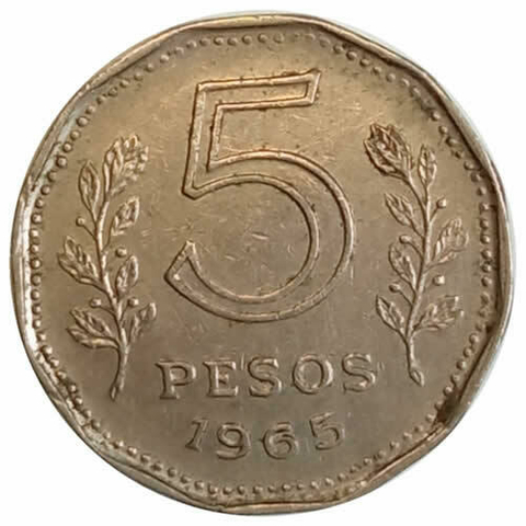 5 pesos - Argentina - 1965