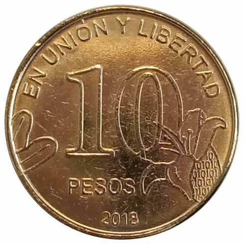 10 pesos - argentina - 2018