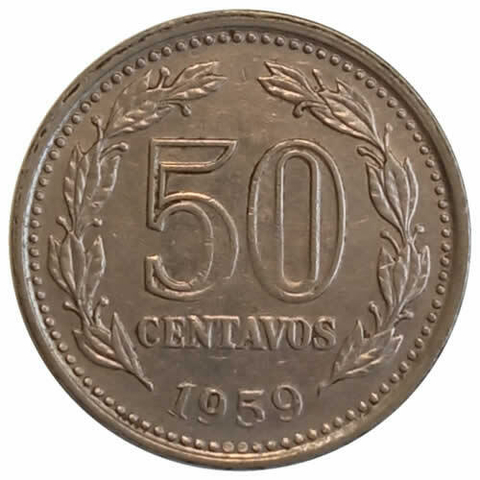 50 centavos - argentina - 1959