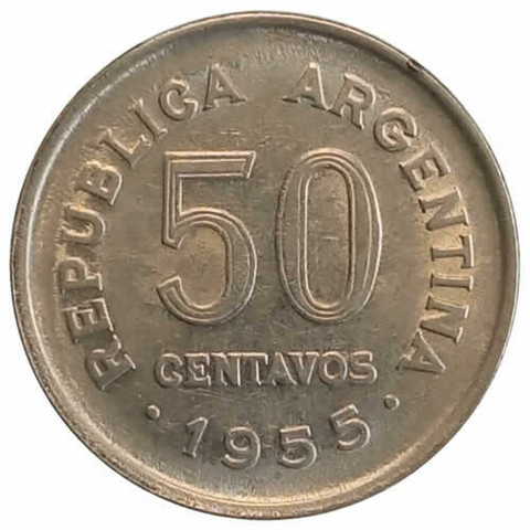 50 centavos - argentina - 1955