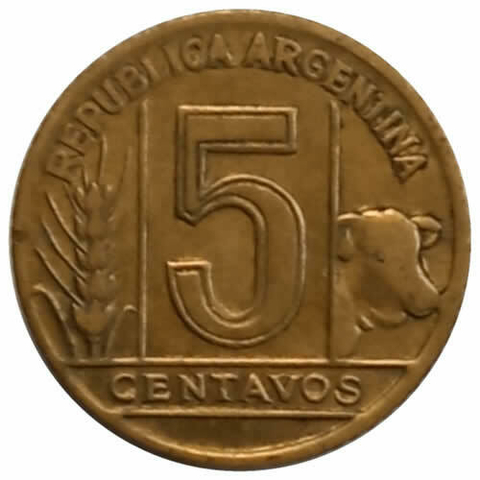5 Centavos - Argentina - 1944