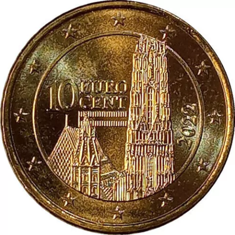 10 centimos de euro - Austria - 2022 FC