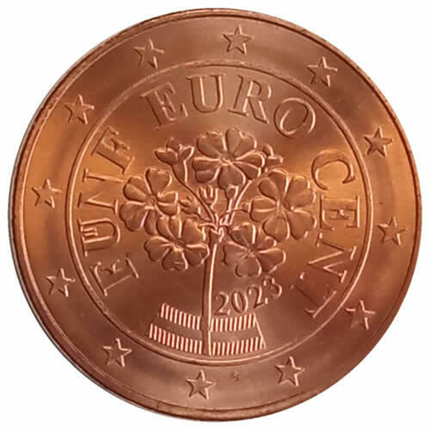 5 cêntimos de euro - Austria - 2023 fc