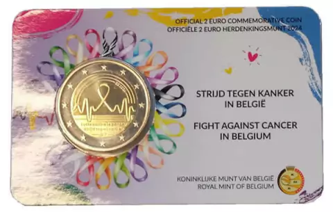 Blister 2 euro - Bélgica - 2024 FC - Comemorativa