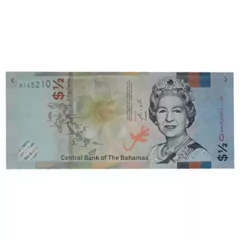 1/2 dolar - bahamas - 2000 - comprar online
