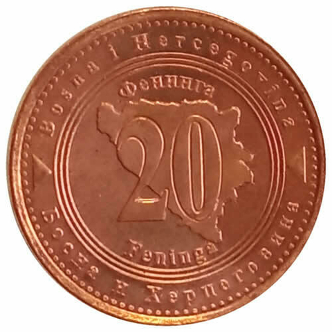 20 feninga - Bosnia - 1998