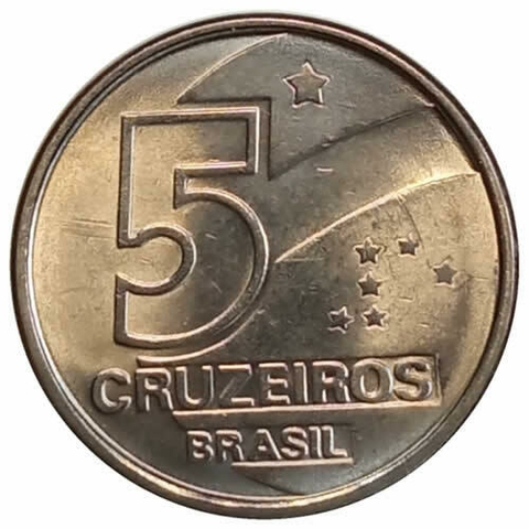 5 cruzeiros - Brasil - 1991 FC - REF: V415