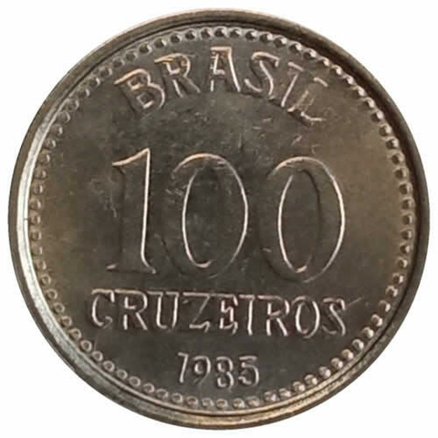 100 cruzeiros - Brasil - 1985 FC - REF: 374