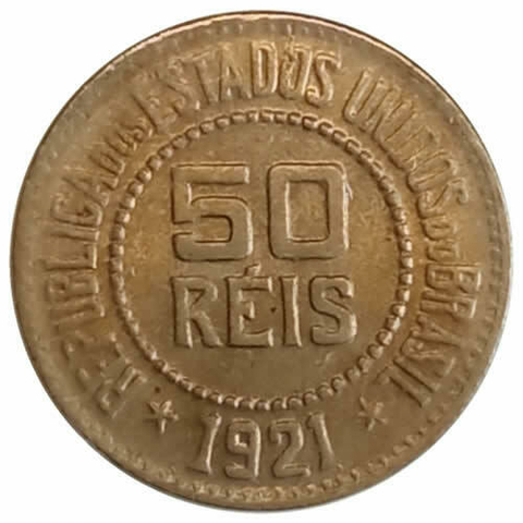 50 reis - Brasil - 1921 SOB REF: 66