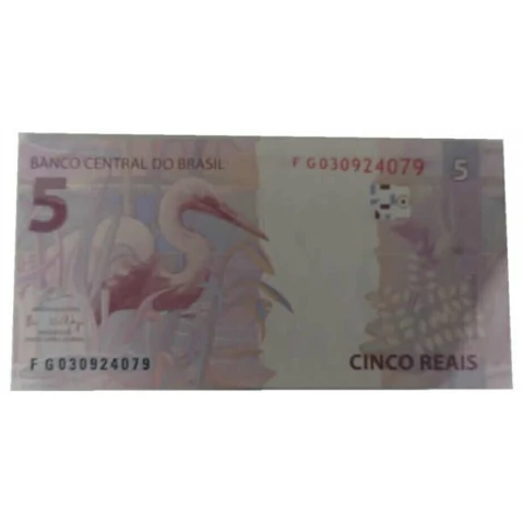 5 reais - Brasil - Série FG - FE - comprar online