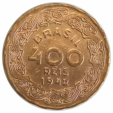 400 reis - Brasil - 1942 FC REF: 174