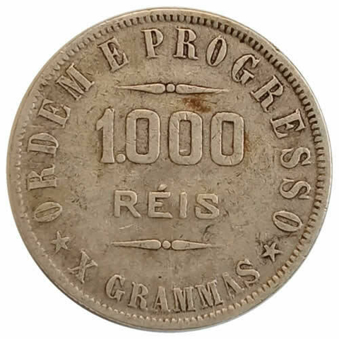 1000 reis - brasil - 1912