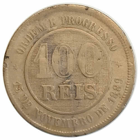 100 reis - brasil - 1898