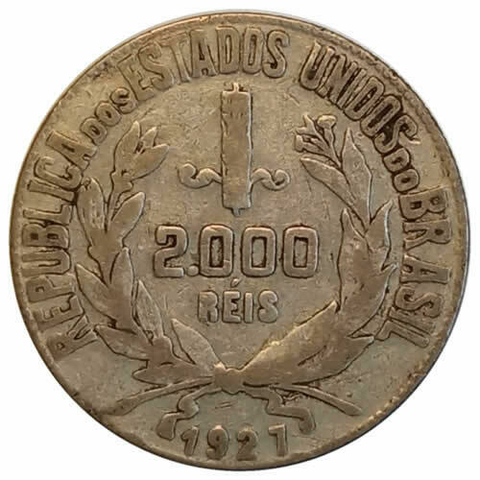2000 reis - brasil - 1927