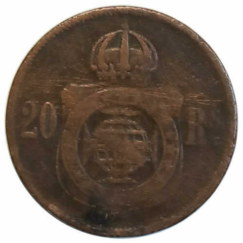 20 reis - Brasil - 1868