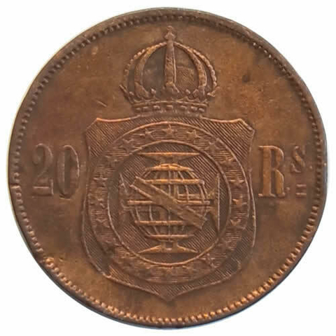 20 reis - Brasil - 1869