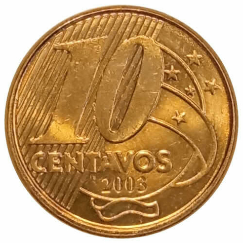 10 centavos - Brasil - 2003 SOB