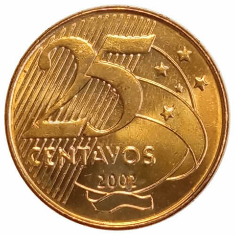 25 centavos - Brasil - 2002 SOB - comprar online