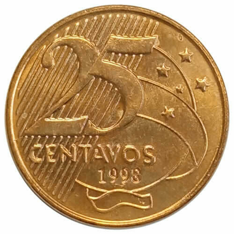 25 centavos - Brasil - 1998 FC