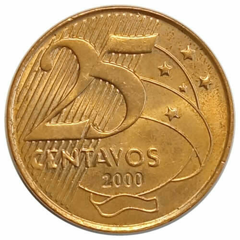 25 centavos - Brasil - 2000 SOB