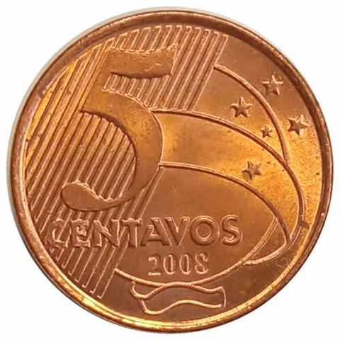 5 centavos - Brasil - 2008 SOB