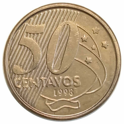 50 centavos - Brasil - 1998 SOB