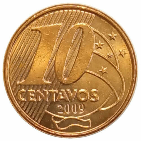 10 centavos - Brasil - 2009 SOB