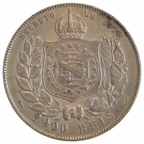 2000 Reis - Brasil - 1889 REF:P659