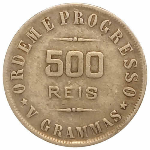 500 Reis - Brasil - 1907 REF:P682
