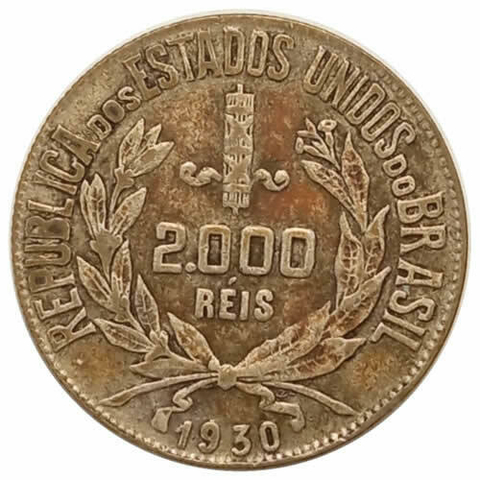 2000 Reis - Brasil - 1930 REF:P716