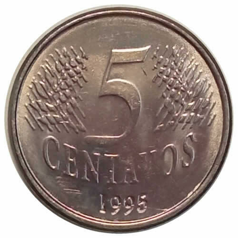 5 Centavos Real - Brasil - 1995 Fc
