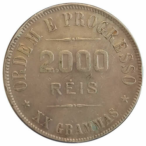2000 Reis - Brasil - 1911REF:P699