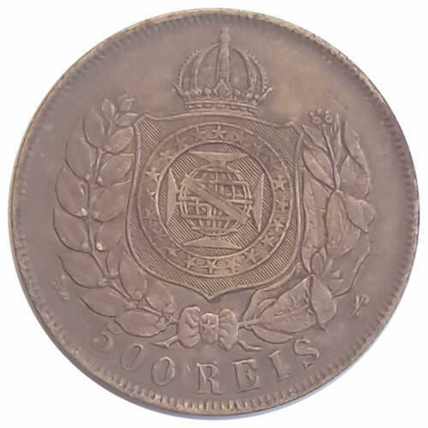 500 Reis - Brasil - 1868 REF:P631