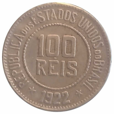 100 Reis - Brasil - 1922