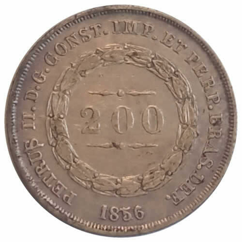 200 Reis - Brasil - 1856 REF:P574