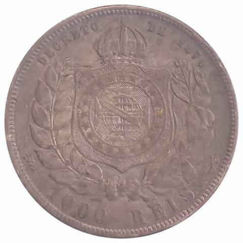 1000 Reis - Brasil - 1878 REF:P644