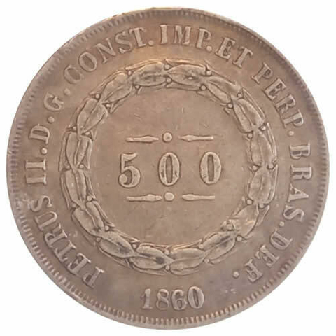500 Reis - Brasil - 1860 REF:P593