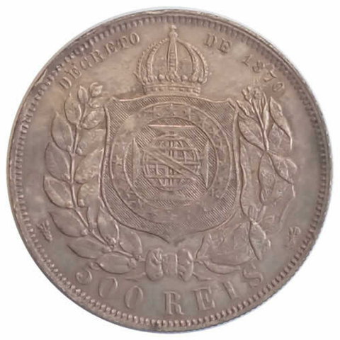 500 Reis - Brasil - 1888 REF:P640