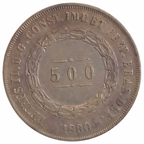 500 Reis - Brasil - 1860 REF:P593