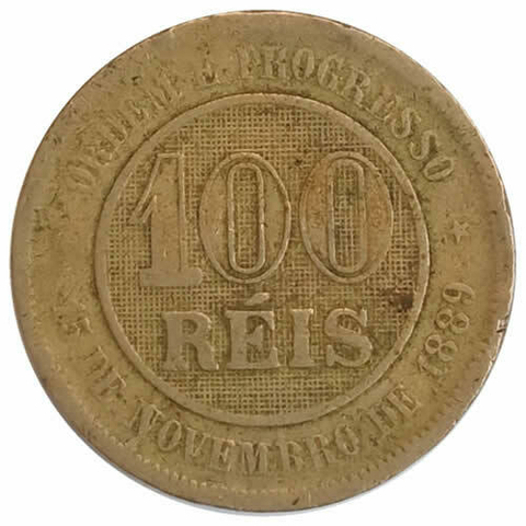 100 Reis - Brasil - 1895 REF: V039