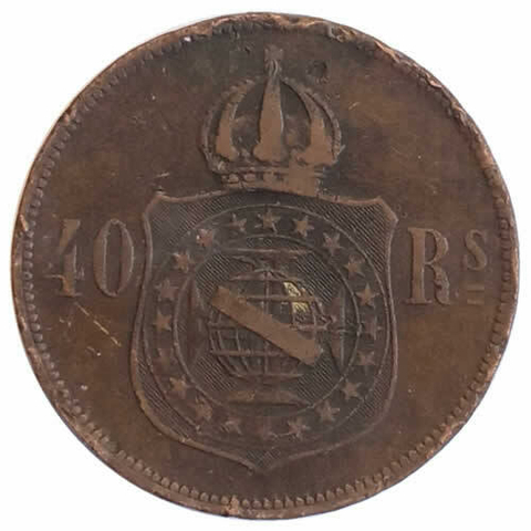 40 reis  - Brasil - 1973 REF: B790