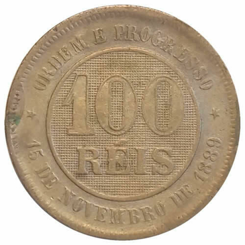 100 Reis - Brasil - 1889