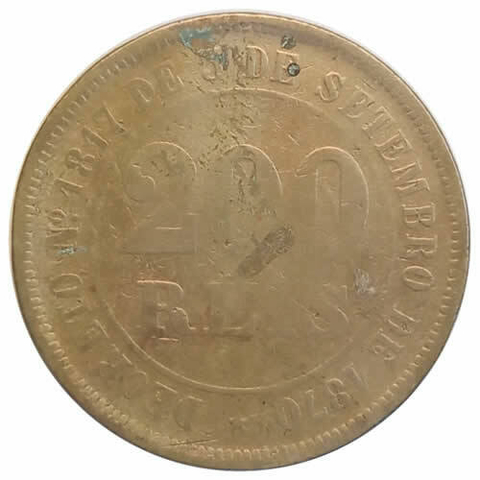 200 Reis - Brasil - 1884