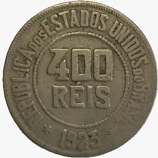 400 Réis - Brasil - 1923 - REF:113 - comprar online