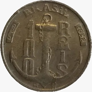 100 Réis - Brasil - 1938 - REF:142 - comprar online