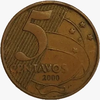 5 centavos real - Brasil - 2000 - comprar online